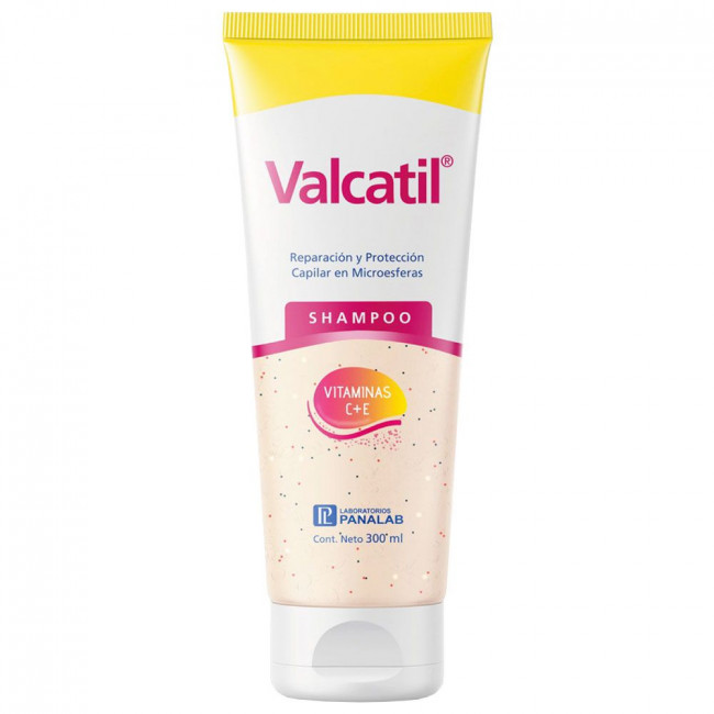 Valcatil shampoo para la caída del cabello pomo x 300 ml.