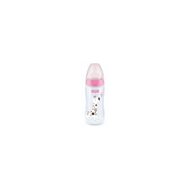 Nuk mamadera first choice control de temperatura  jirafa x 300ml.