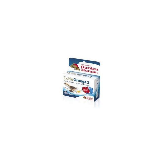 Garden house doble omega 3 capsulas x 60.