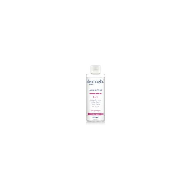Dermaglos facial agua micelar x 400ml.