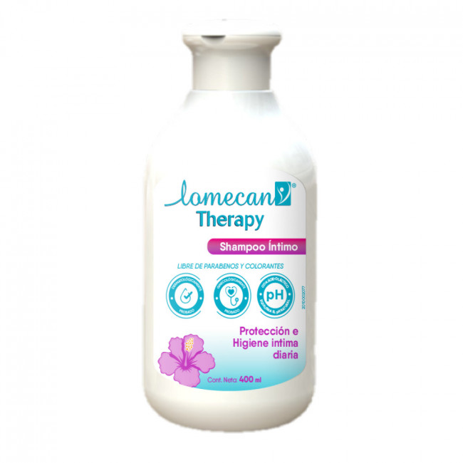 Lomecan v therapy shampoo de higiene intima x400ml.