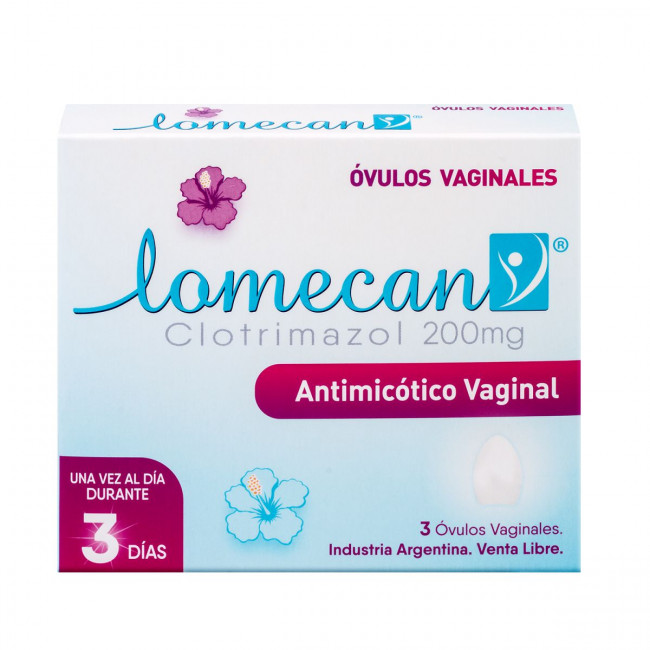 Lomecan ovulos x 3.