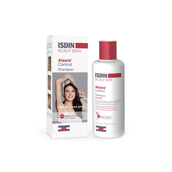 Isdin alsora shampoo control, sin picor ni escozor, una solución para el enrojecimiento, la...