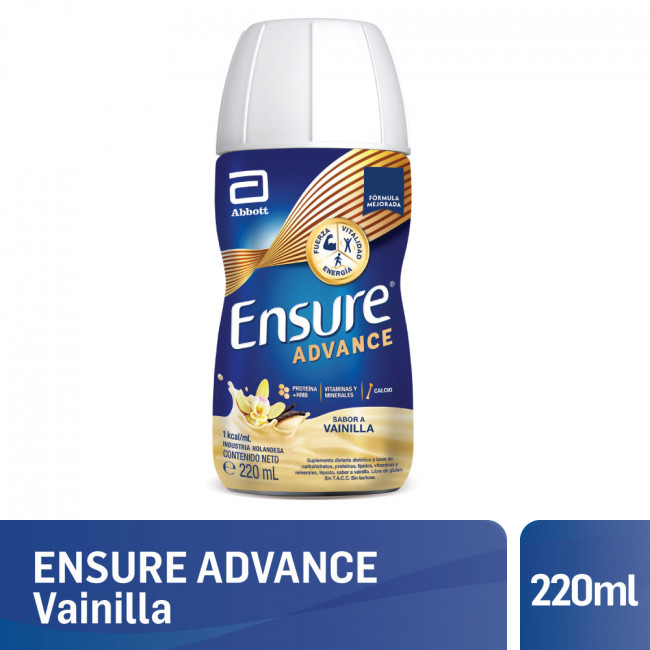 Ensure advance suplemento nutricional formulado para apoyar la fuerza, la vitalidad y la energía,...
