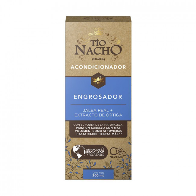 Tio nacho acondicionador engrosador x 200ml.