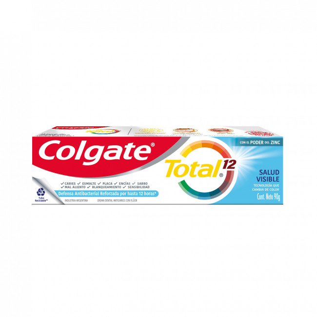 Colgate crema dental salud visible x 90ml.