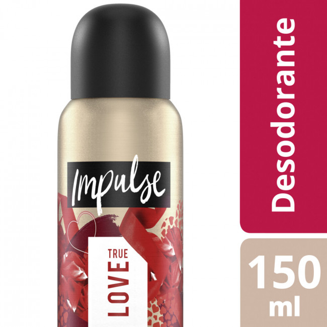 Impulse desodorante aerosol true love x 98gr.