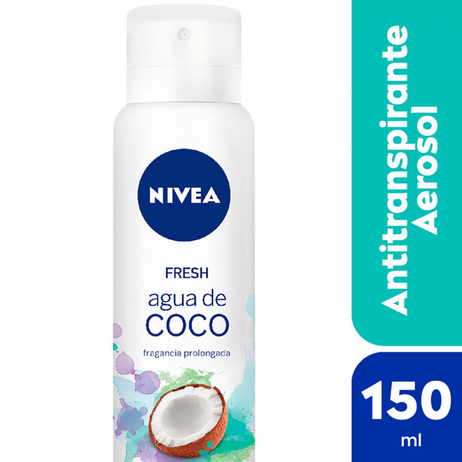 Nivea desodorante aerosol coco x150ml.