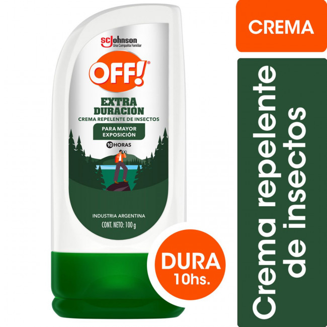 Off repelente extra duracion crema x 90gr.