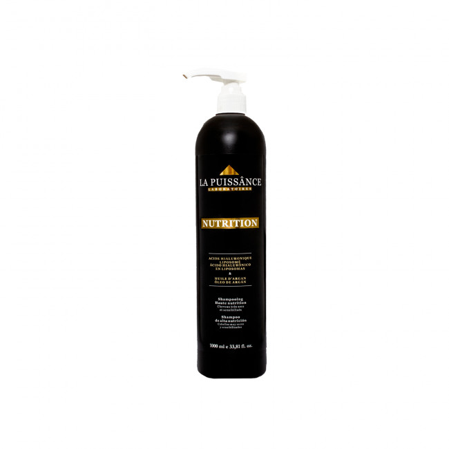 La puissance shampoo alta nutrición con argán y acido hialurónico x1 litro