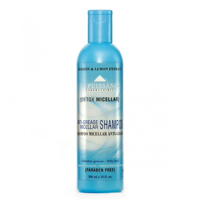 La puissance shampoo micelar x 300ml.