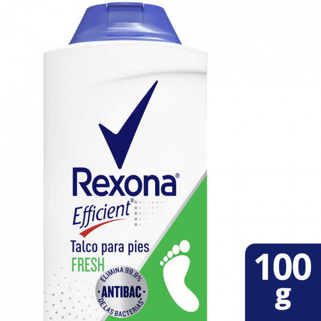 Rexona efficient talco fresh x 100grs.