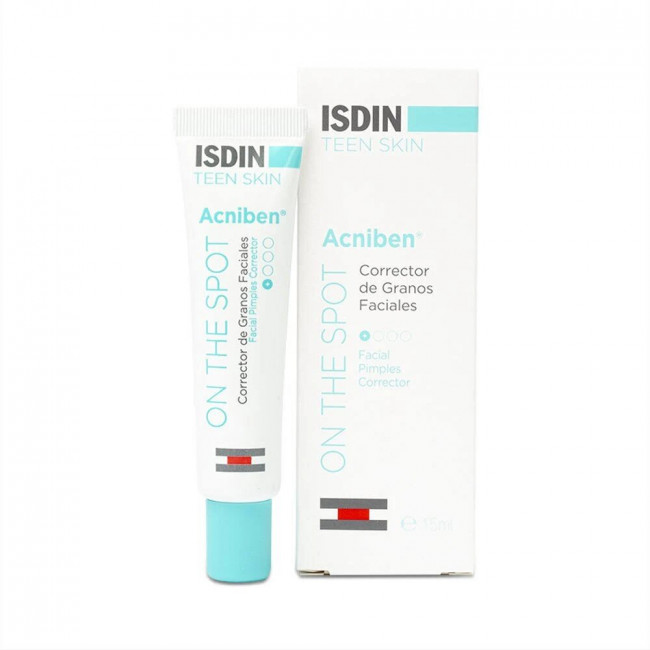 Isdin acniben on the spot gel invisible q ayuda a reducir el volumen de los granos  x 15 ml.