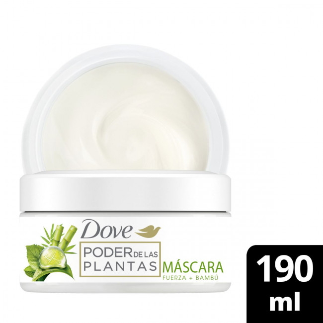 Dove máscara fuerza + bambú para cabellos débiles y quebradizos x 190 grs.